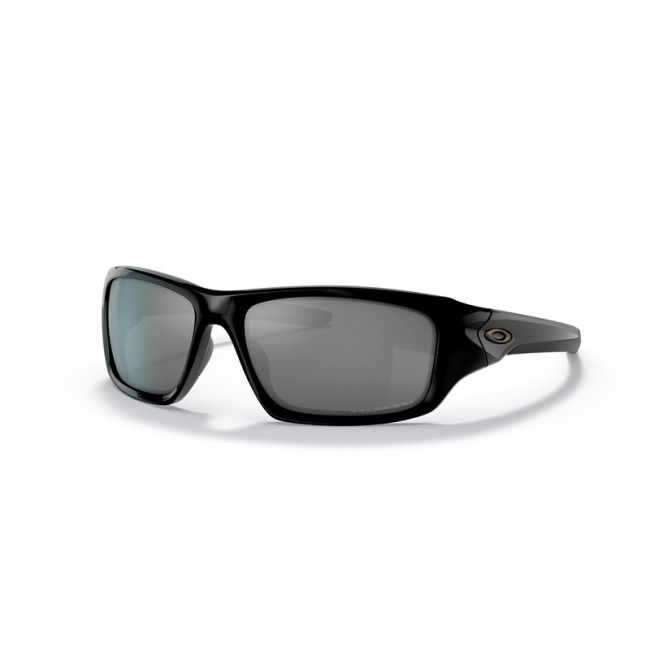 Oakley Valve Sunglasses Polished Black Frame Black Iridium Polarize Lens