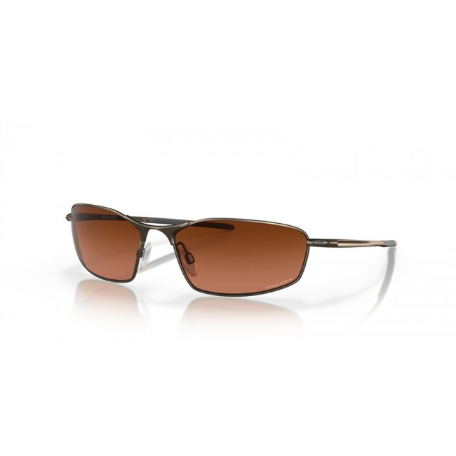 Oakley Whisker Sunglasses Pewter Frame Prizm Brown Gradient Lens