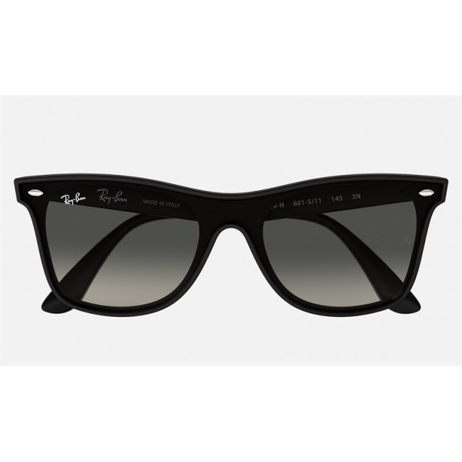 Ray Ban Blaze Wayfarer Bicolor RB4440 Sunglasses Grey Gradient Black