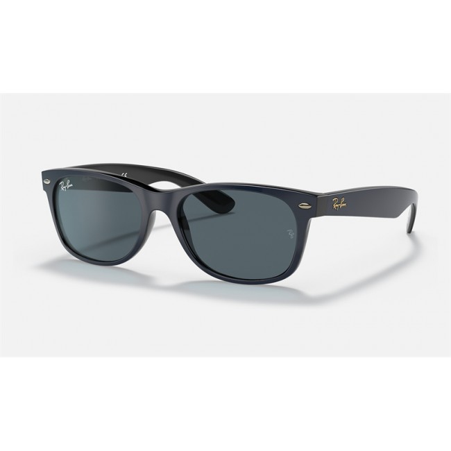 Ray Ban New Wayfarer Collection RB2132 Sunglasses Blue Classic Blue