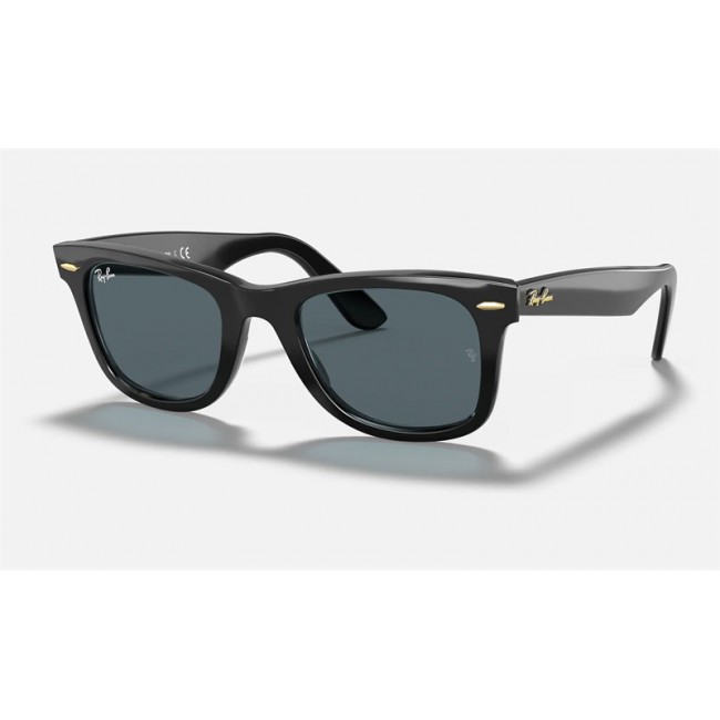 Ray Ban Original Wayfarer Collection RB2140 Sunglasses Blue Classic Black