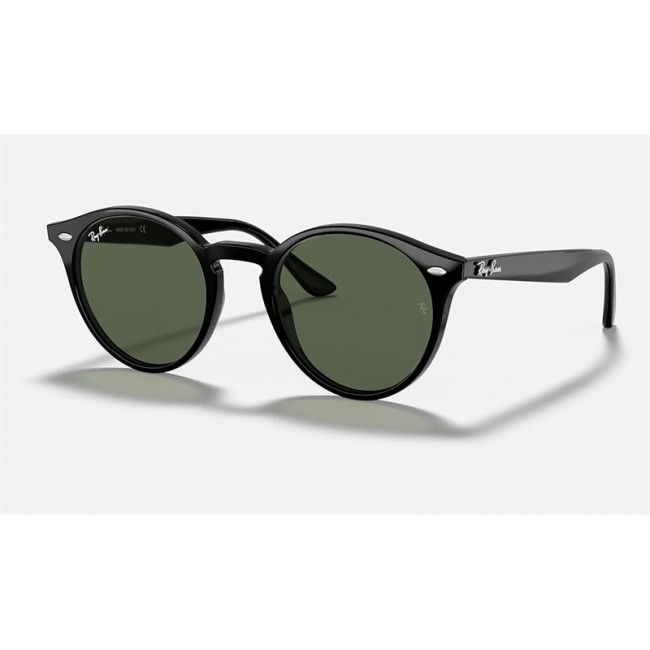 Ray Ban RB2180 Sunglasses Black Frame Green Classic Lens