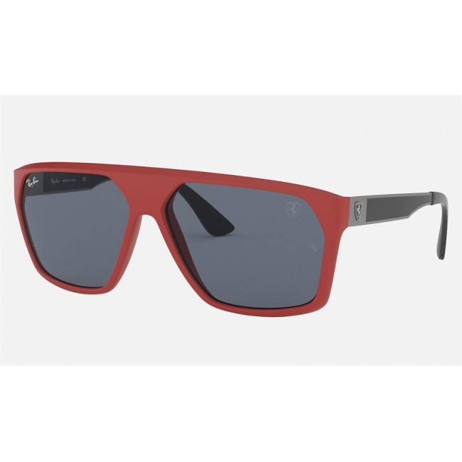 Ray Ban RB4309 Scuderia Ferrari Collection Sunglasses Grey Classic Red