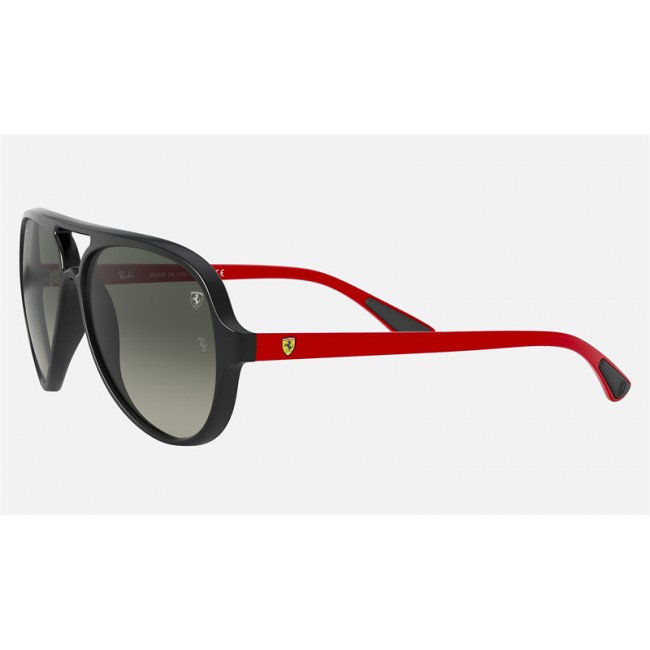 Ray Ban Scuderia Ferrari Collection RB4125 Sunglasses Grey Gradient Black