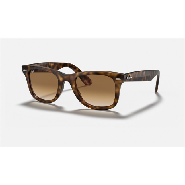 Ray Ban Wayfarer Ease RB4340 Sunglasses Light Brown Gradient Tortoise