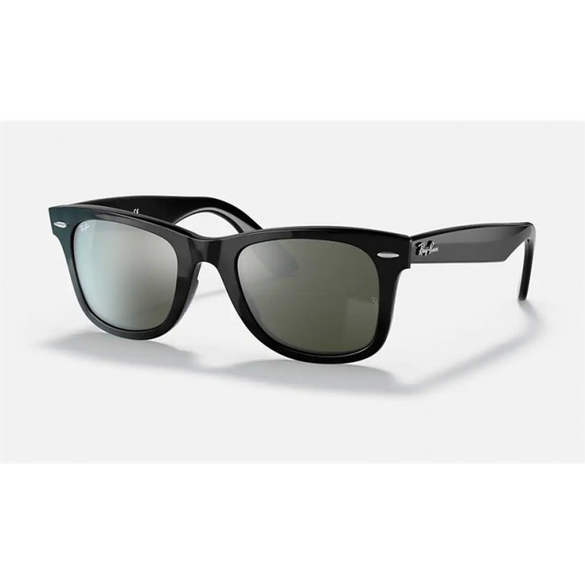 Ray Ban Wayfarer X Save The Children RB4340 Sunglasses Black Frame Silver Lens
